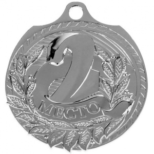 Медаль 030, d - 50мм (цвет  "серебро") (1040399)