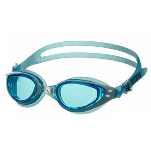 Очки для плавания ATEMI B201 силикон (гол/бел)
