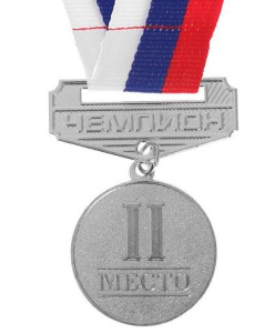 Медаль 165 2 место (серебро), (3692624)