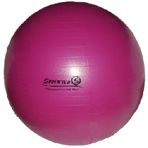 Мяч гимнастический SPRINTER "Anti-burst GYM BALL", d-75см (антивзрыв), макс. нагрузка 130кг