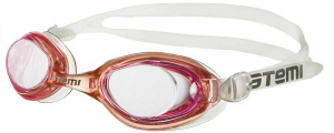 Очки для плавания ATEMI N7203 детские силикон (роз)