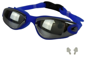 Очки для плавания ELOUS YМС-3100, цв. синий/черный