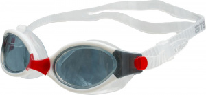 Очки для плавания ATEMI B504, силикон (бел/красн)