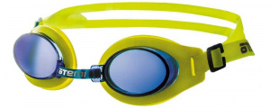 Очки для плавания ATEMI S102 PVC/силикон (жёлт/син)