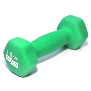 Гантель для фитнеса SPRINTER GO DO неопрен 1кг, зеленый