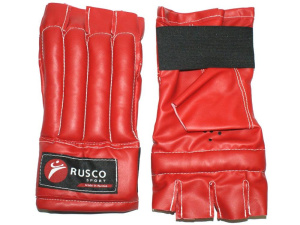 Шингарты RUSCO SPORT кожзам. р.L, цв. красный