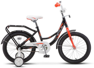 Велосипед STELS 18" FLYTE Z010 (1 ск.,рост. 12", хард, сталь) черный/красный
