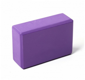 Блок для занятий йогой Lite Weights 5496LW фиолетовый