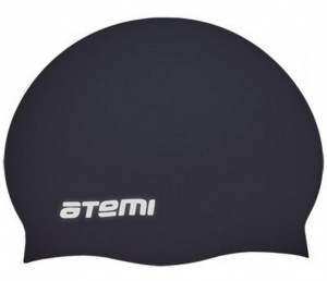 Шапочка для плавания ATEMI TC301 тонкий силикон, черн., детская