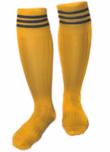 Гетры футбольные SPRINTER 9001, р.38-39, жёлтые (16750)