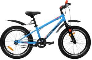 Велосипед FORWARD 20" UNIT 1.0 (1 ск., рост 10,5", хард. сталь) синий