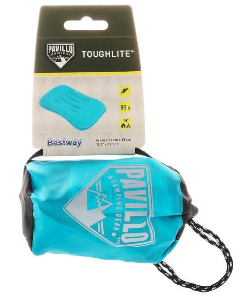 Подушка надувная BEST WAY ToughLite Flex, 47x31x15 см (5309833)