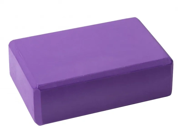 Блок для занятий йогой Lite Weights 5496LW фиолетовый