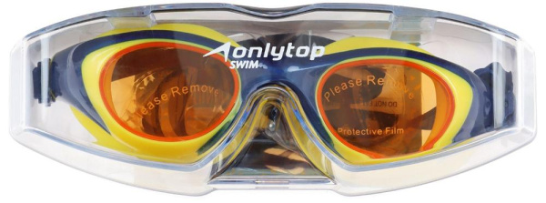 Очки для плавания ONLYTOP взрослые (7656438)