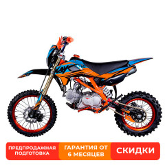 Питбайк KAYO EVOLUTION YX140EM 17/14 KRZ (механ. сцепл., эл.стартер)