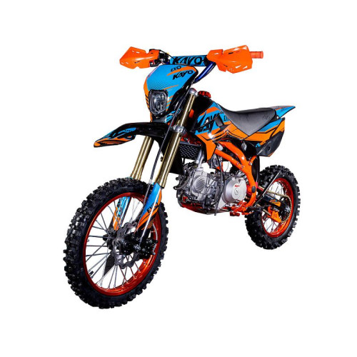 Питбайк KAYO EVOLUTION YX140EM 17/14 KRZ (механ. сцепл., эл.стартер)
