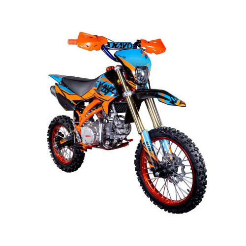 Питбайк KAYO EVOLUTION YX140EM 17/14 KRZ (механ. сцепл., эл.стартер)