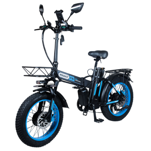 Электровелосипед Minako F10 Dual Синий