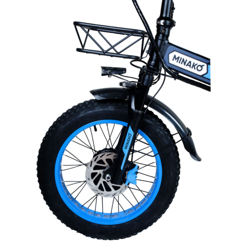 Электровелосипед Minako F10 Dual Синий