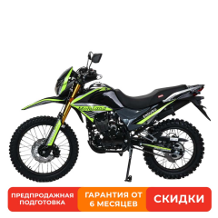 Мотоцикл Эндуро Motoland ST 300 NEON (175FMM) черный/зеленый
