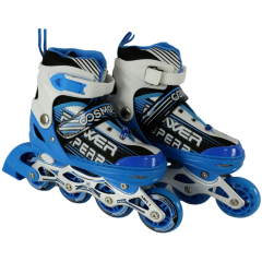 Коньки роликовые COSMORIDE AQUA 39-42 белый/синий