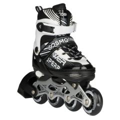 Коньки роликовые COSMORIDE AQUA 35-38 белый/черный