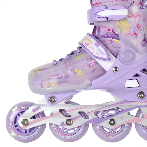 Коньки роликовые COSMORIDE MIXXIE 35-38 фиолетовый