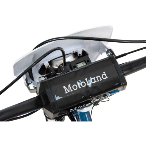 Питбайк Motoland TCX125 E 17/14 синий NEW