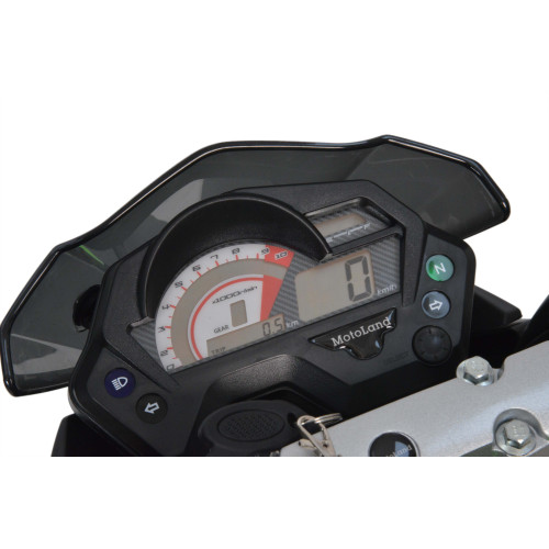 Мотоцикл Дорожный Motoland BANDIT 300 черный/зеленый