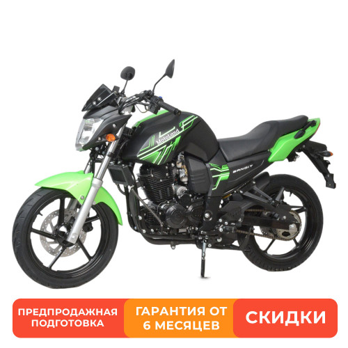 Мотоцикл Дорожный Motoland BANDIT 300 черный/зеленый