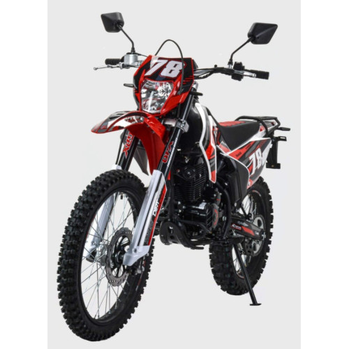Мотоцикл Кросс Motoland XR300 LITE красный (175FMM) с ПТС