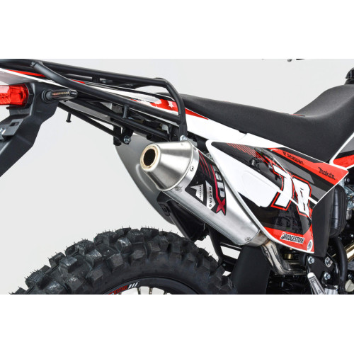 Мотоцикл Кросс Motoland XR300 LITE красный (175FMM) с ПТС