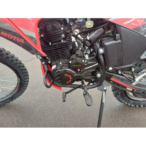 Мотоцикл Кросс Motoland XR300 LITE красный (175FMM) с ПТС