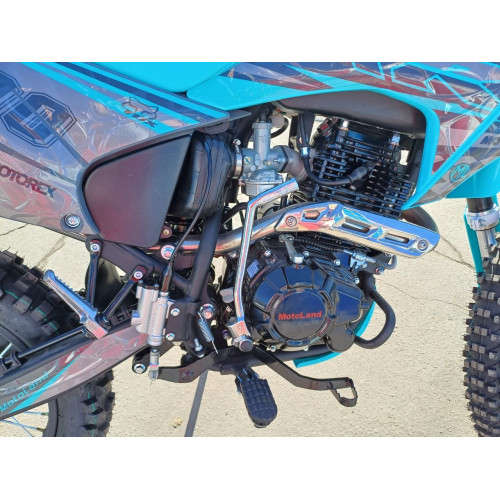 Мотоцикл Кросс Motoland XR300 LITE синий (175FMM) с ПТС