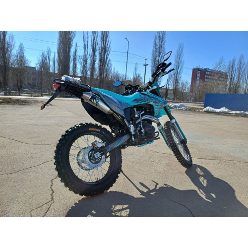 Мотоцикл Кросс Motoland XR300 LITE синий (175FMM) с ПТС