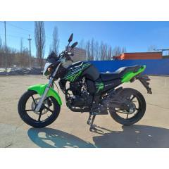 Мотоцикл Дорожный Motoland BANDIT 300 черный/зеленый