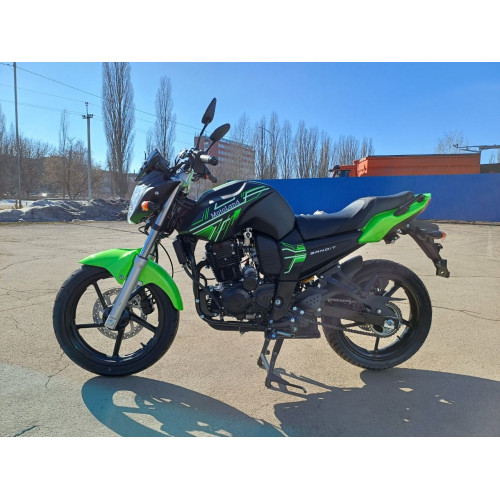 Мотоцикл Дорожный Motoland BANDIT 300 черный/зеленый