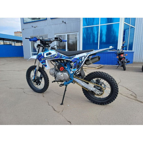 Питбайк Motoland TCX125 E 17/14 синий NEW