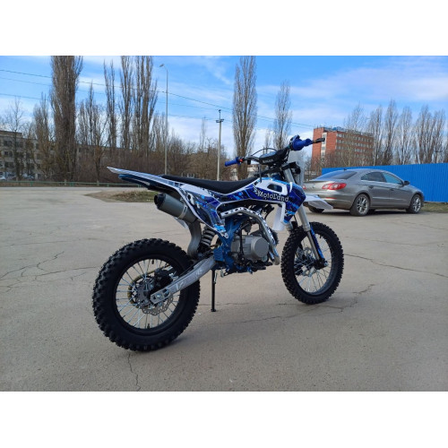 Питбайк Motoland TCX125 E 17/14 синий NEW