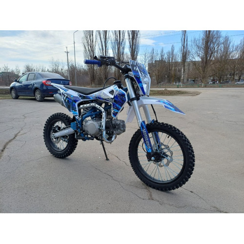 Питбайк Motoland TCX125 E 17/14 синий NEW