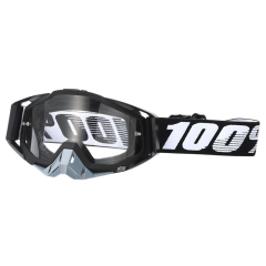Очки кроссовые 100% OZ цв. черный с серым