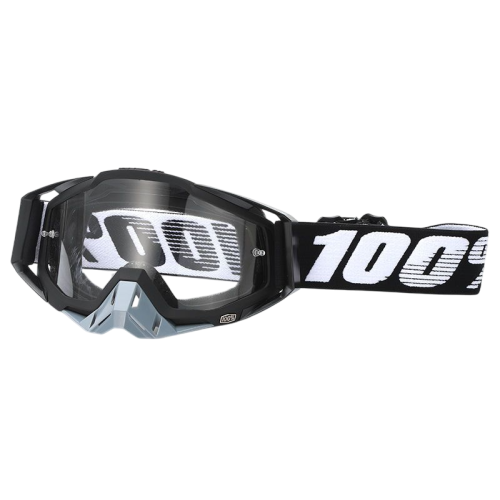 Очки кроссовые 100% OZ цв. черный с серым