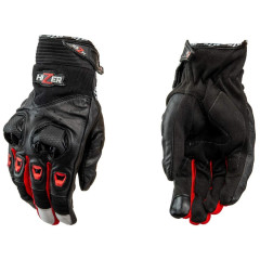 Перчатки мото HIZER AT-4147 (L) (кожа/текстиль) (14893)