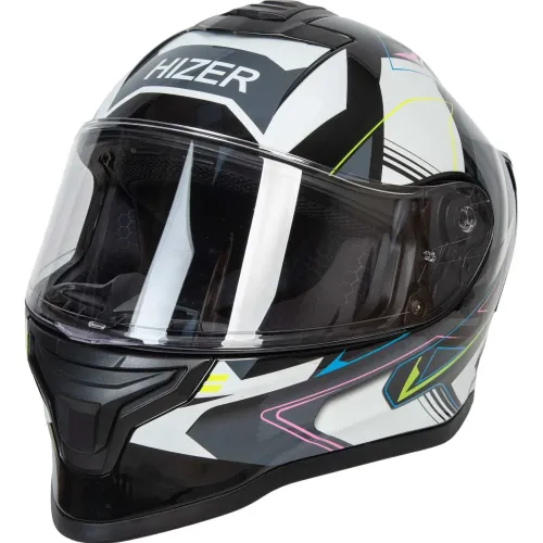 Шлем мото интеграл HIZER J5325 №4 (S) grey (23602)