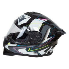 Шлем мото интеграл HIZER J5325 №4 (XXL) grey (23606)