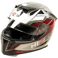 Шлем мото интеграл HIZER J5311 (XL) gray/white (14707)