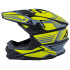 Шлем кроссовый ATAKI JK801A Legacy Hi-Viz зеленый/серый матовый, M (1560463-941-5765)