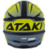 Шлем кроссовый ATAKI JK801A Legacy Hi-Viz зеленый/серый матовый, M (1560463-941-5765)