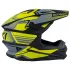 Шлем кроссовый ATAKI JK801A Legacy Hi-Viz зеленый/серый матовый, S (1560463-941-9839)