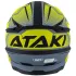 Шлем кроссовый ATAKI JK801A Legacy Hi-Viz зеленый/серый матовый, S (1560463-941-9839)